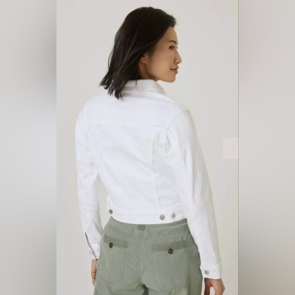 EDWIN $198✨️ Anthropologie EVIE Denim Jacket XS NWT - Picture 2 of 3